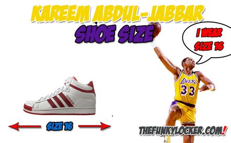 kareem abdul jabbar shoe size.